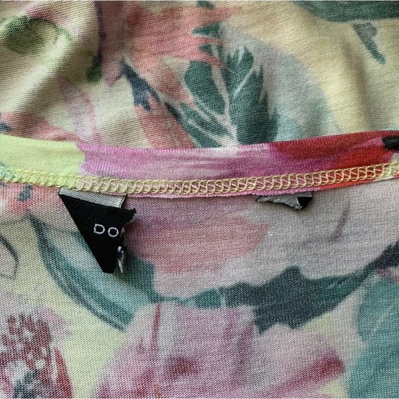 Dorothy Perkins Cami Top Tropical Stretch Sleeveless Floral Multicoloured UK 12 - Picture 6 of 11